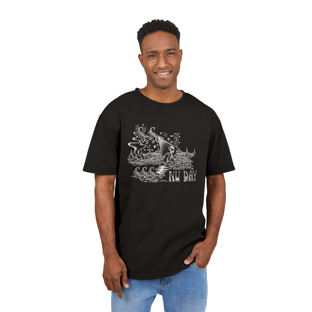 Acid-Wash Graphic T-Shirt
